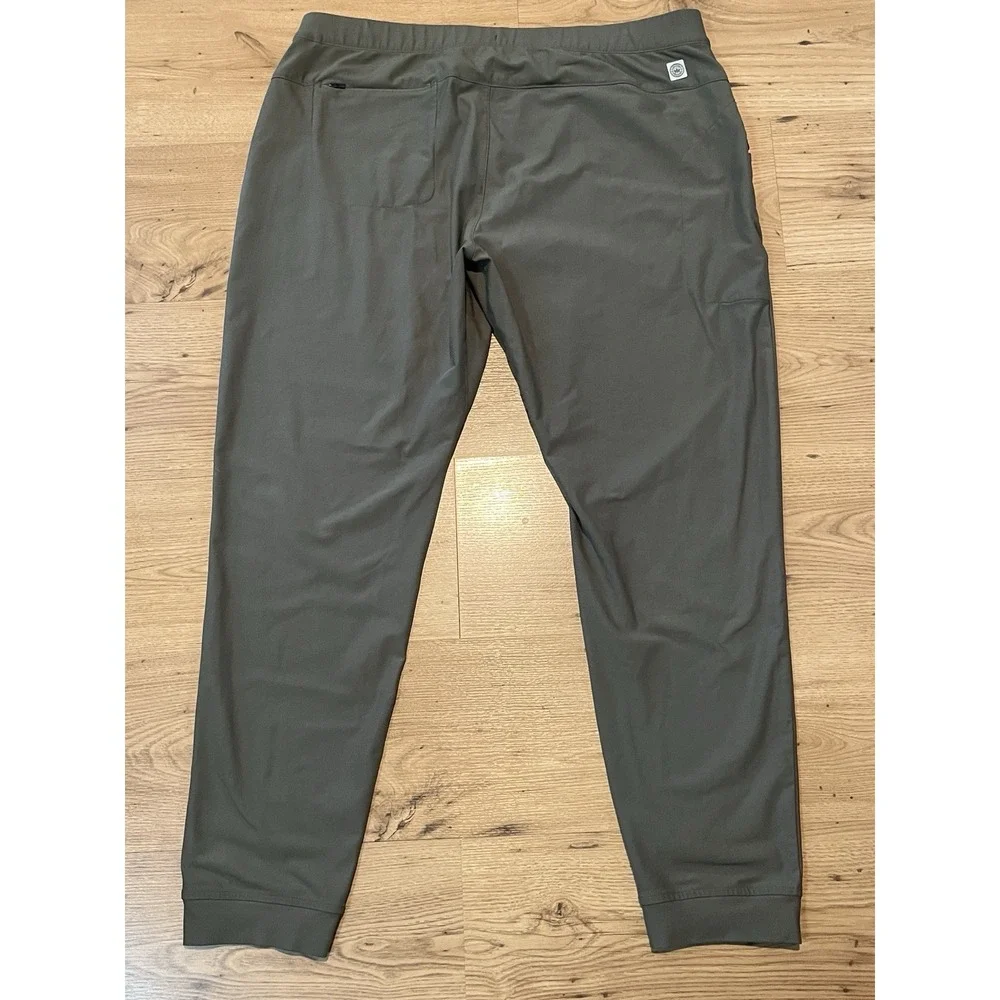 Peter Millar Pants Mens XL Green Atlas Performance Golf Jogger MF23EB301